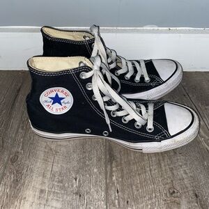 Converse Mens M9160 Classic Chuck Taylor All Star Black Hi Top Sneaker 6.5/8.5